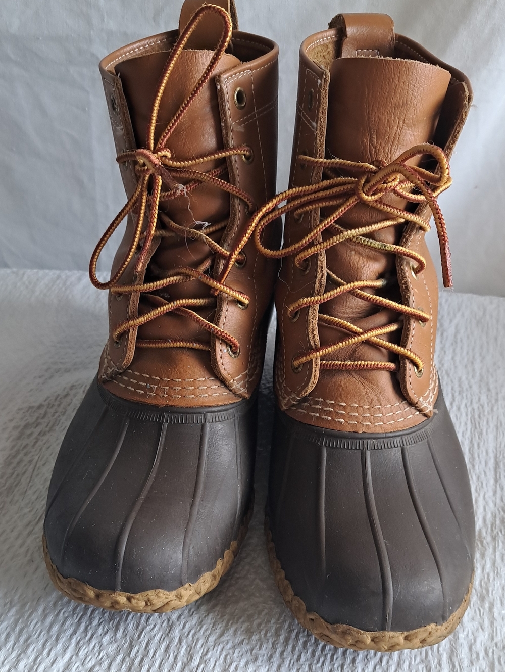 LL Bean Waterproof Duck Boots - Lace-Up Casual Outdoor Shoes